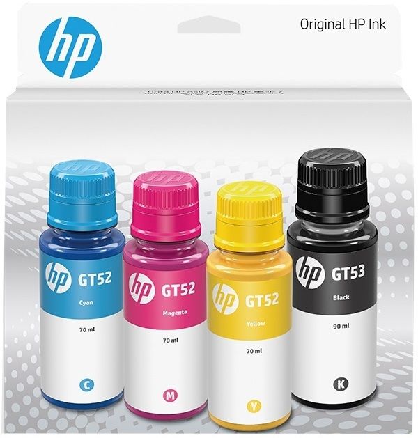 HP GT Black + Tri Color Combo Pack Ink Bottle