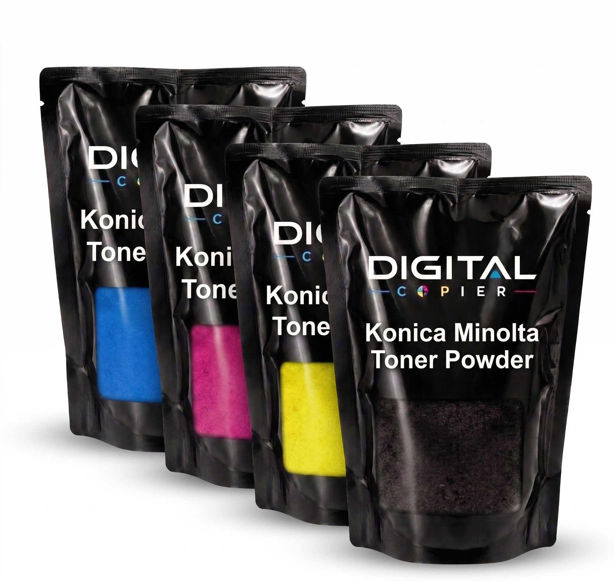 Digital Copier Compatible KonicaMinolta CMYK Toner Powder Set C258 Durable Quality Value Price Black + Tri Color Combo Pack Ink Cartridge-image-24