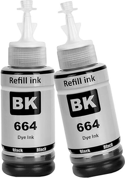 Flicker 664 compatible Ink for Epson L1300,L310,L361,L380,L405,L565,L365,L485,L220L360 Black Ink Bottle-image-43