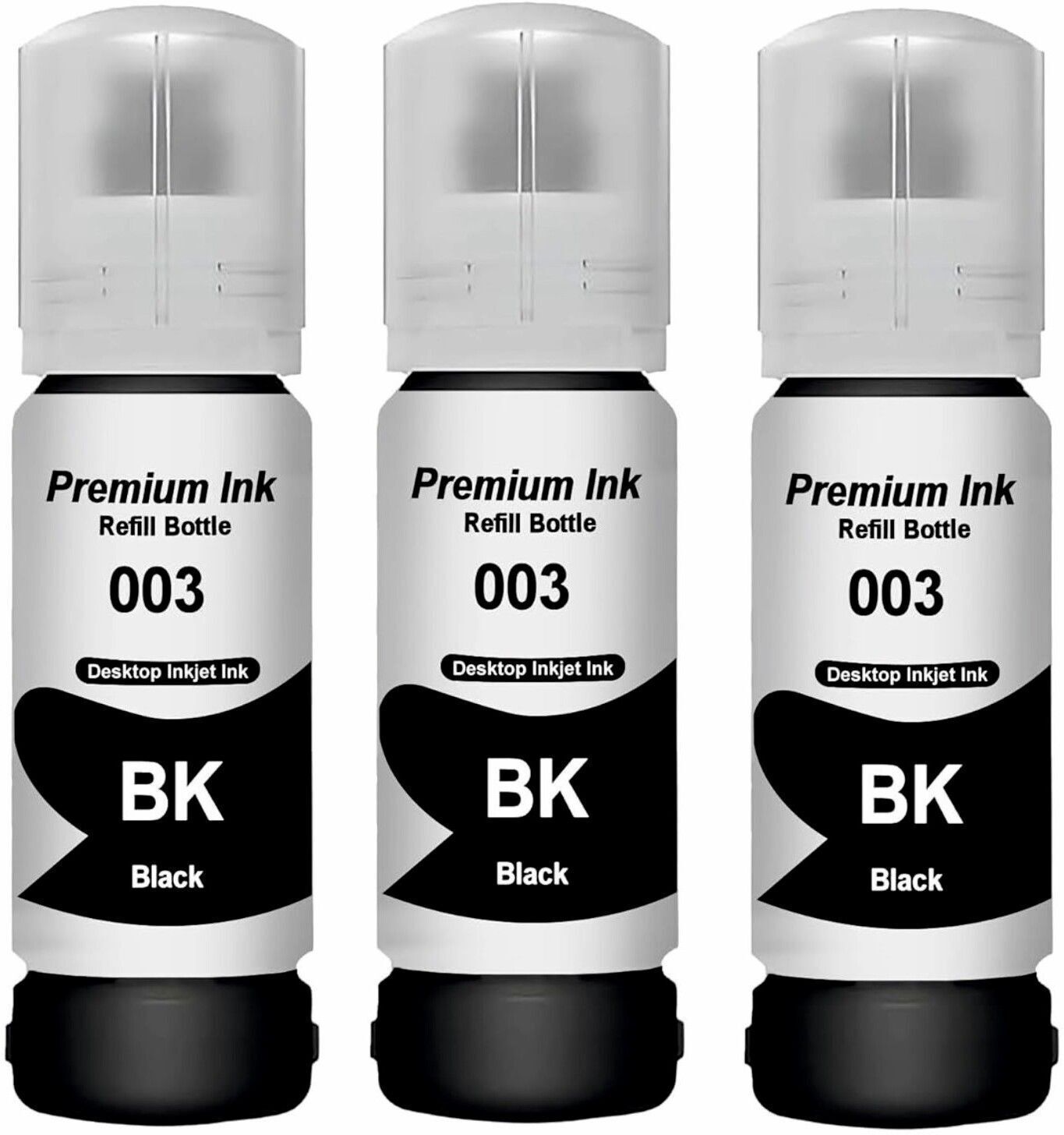 IYJZRKL 003 Refill Ink for Epson L3216,L3151,L3110,L3115,L3116,L3150,L1110, Printer 3PC Black Ink Bottle-image-23