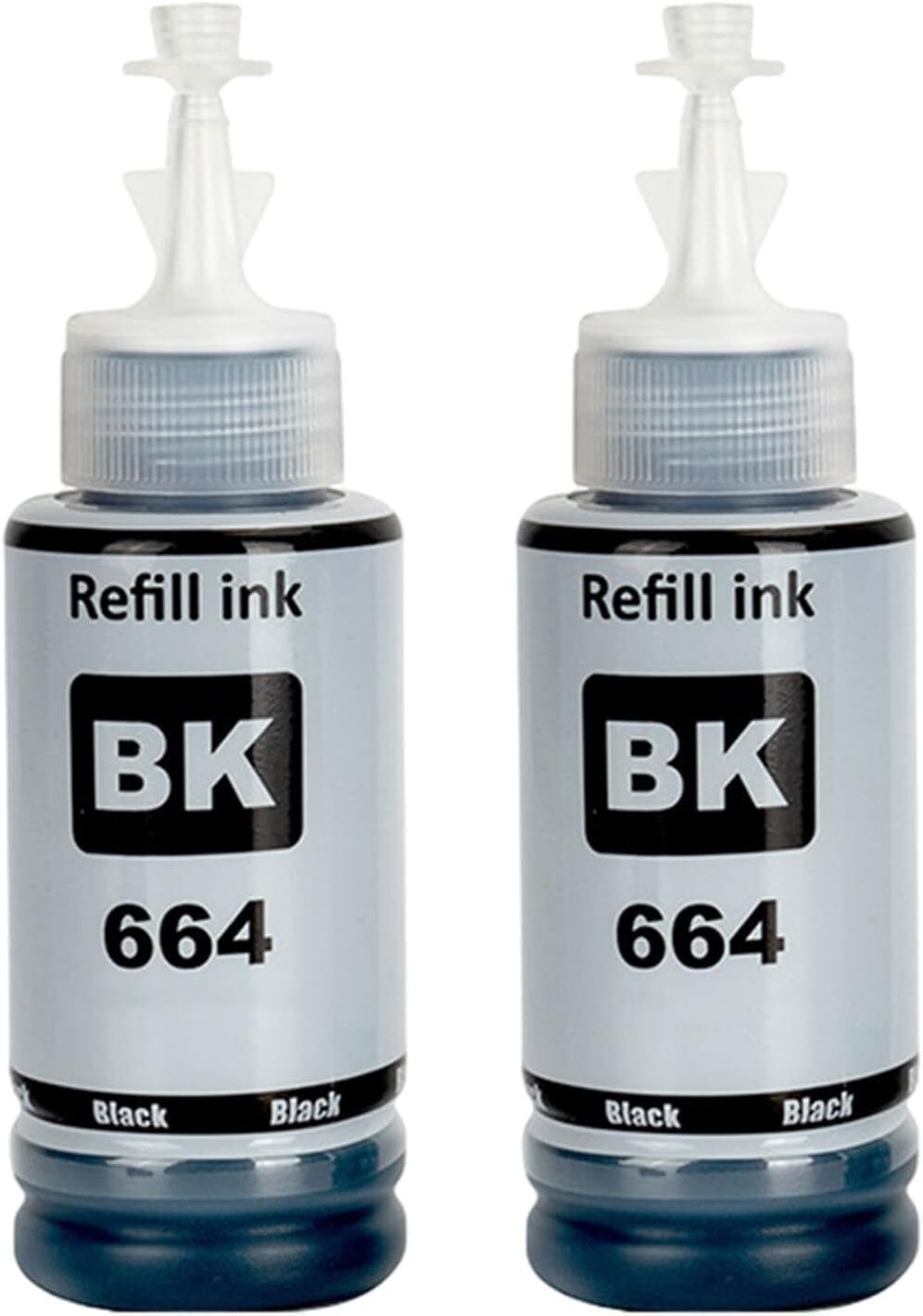 NVOZRKL T664 L100,L110,L130,L200,L210,L220,L300,L385,L455,L555 Black Ink Bottle-image-9