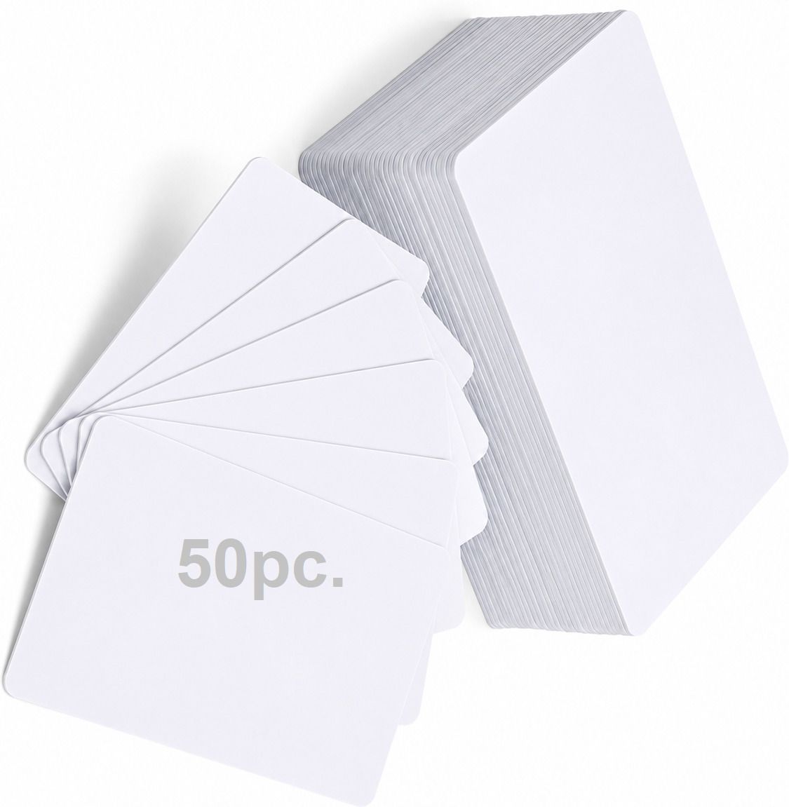 ZOKIO Premium White PVC Inkjet Cards 50PCS for Epson L8050/L18050 Printers White Ink Toner-image-14