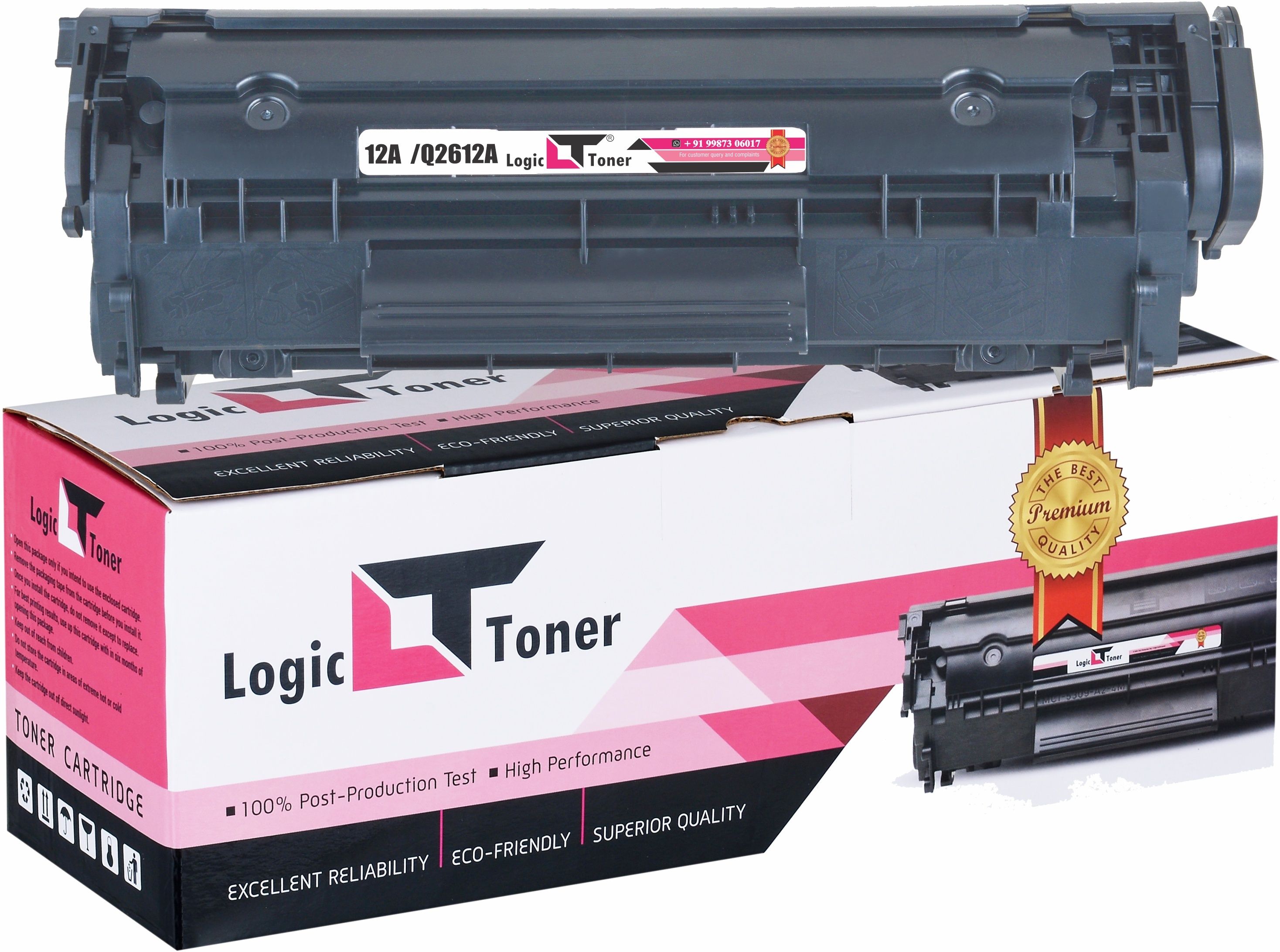 LOGIC TONER 12A printer toner cartridge Black Ink Toner-image-26