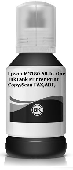 EPS Original ink for EpsonM3180 All-in-One InkTank Printer Print,Copy,Scan FAX,ADF, Black Ink Bottle-image-37
