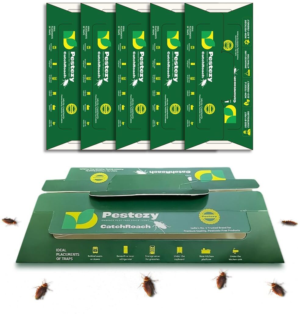Cockroach Trap| Pesticide Free Sticky Glue Traps for Effective Cockroach Control Insect Net
