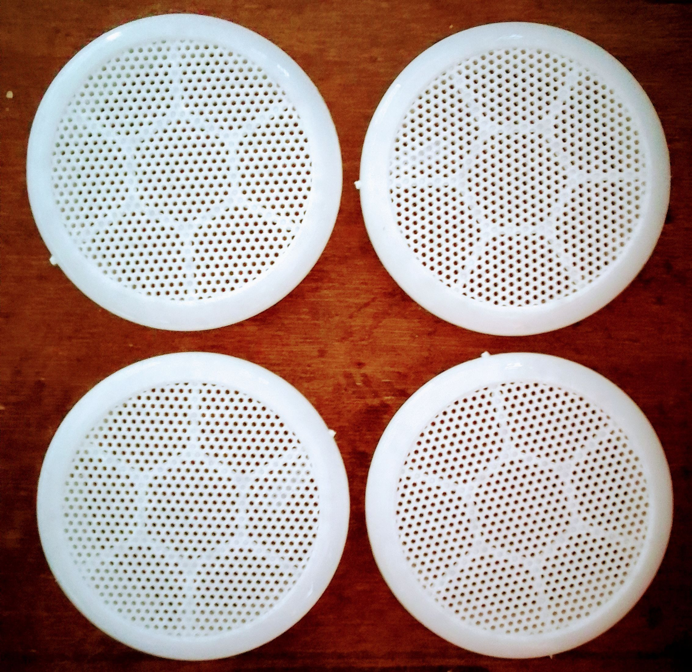 ljl traders Round Wall Air Hole Closer Mosquito Net Dust Controller -6Pcs (2.5in) Insect Net image 1