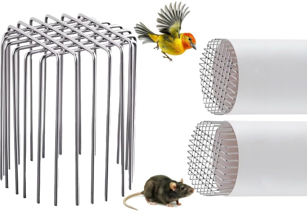 tribiz Anti Rat & Pest Drain Protector Stainless Steel Drain Pipe Guard Snap Trap-picture-25