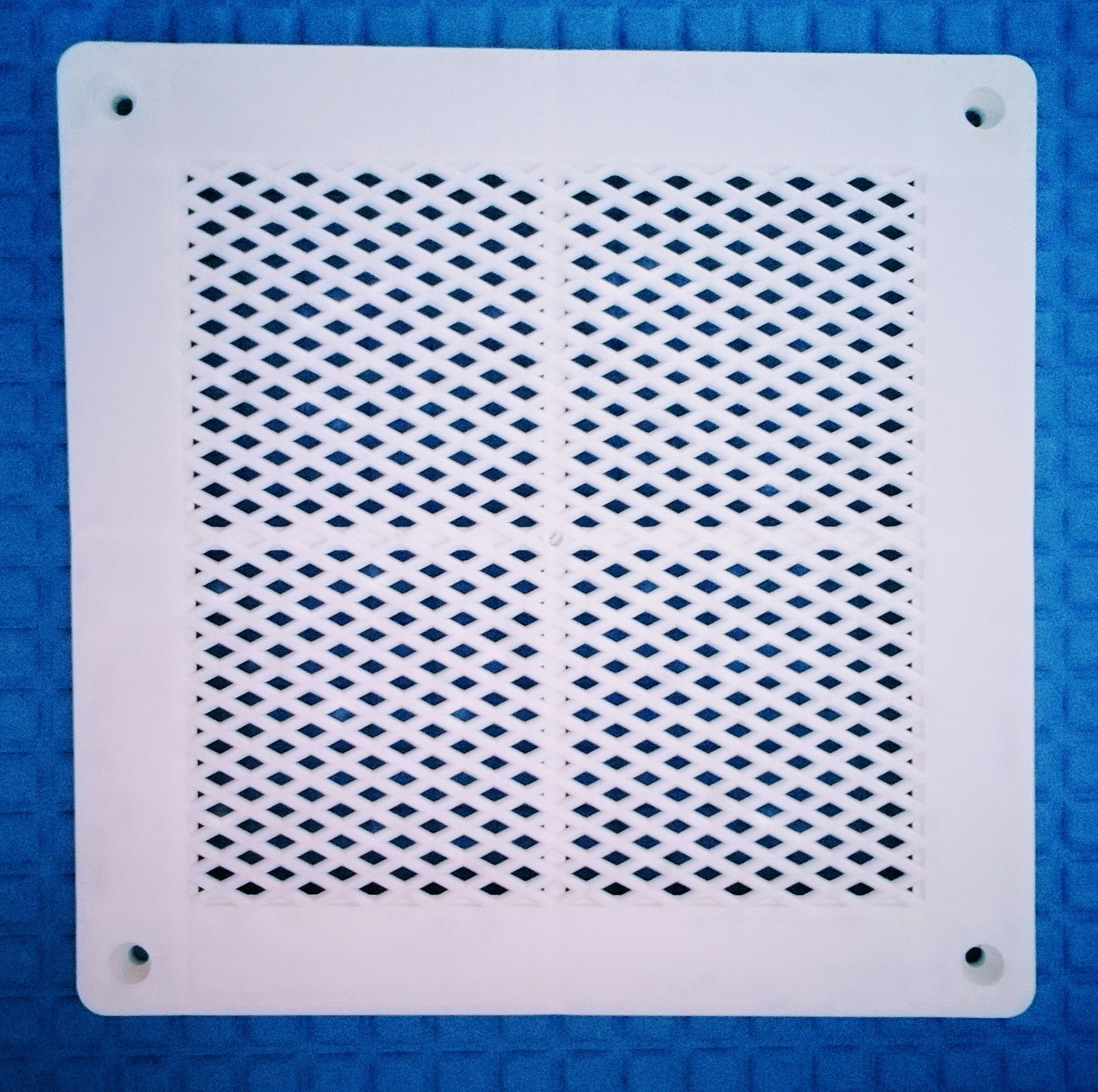 ljl traders Mosquito Net Dust Controller/Square Type Air Vent Grille Cover - 7 Inch, 1 Piece Insect Net image 1