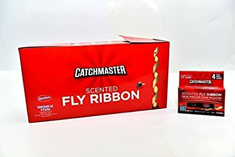 catchmaster Bug and Fly Ribbon Scented (Pack of 3 Each Having 4 Pieces) Insect Net Insect Net image 1