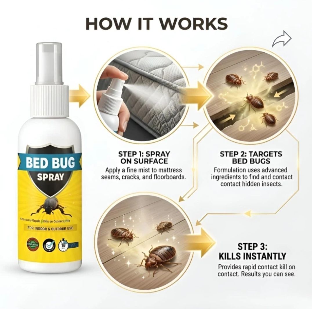 Bed Bug Spray for Long Lasting Protection, Instant Non-Toxic Indoor Cleaning-image-7