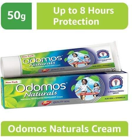 dabur Odomos Naturals Mosquito Repellent Cream 50G Clinically Tested-picture-4