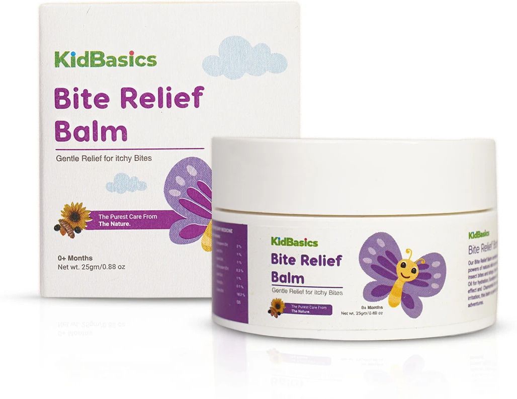 kidbasics Bite Relief Balm for Babies | Coconut & Eucalyptus Oil | Soothes Skin Naturally-picture-15