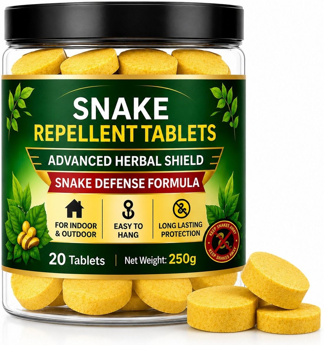 Snake Repellent Tablets Advanced Herbal Shield Snake Defense Formula-image-31