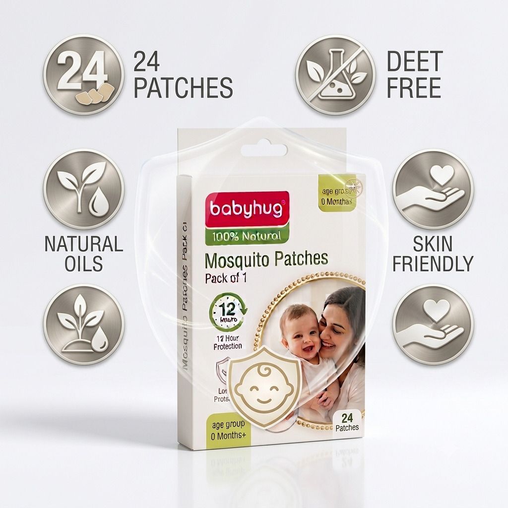 Dengue & Malaria Mosquito Patch for Babies 24 Patches-image-11
