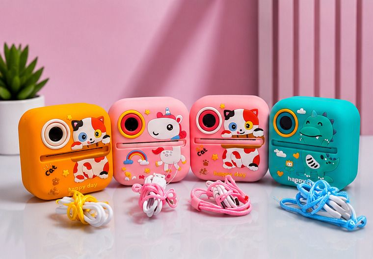 ZECOMMERCE Kids Instant Print Camera Series Kids Instant Thermal Print Camera HD Digital Camera with Lanyard Instant Camera-image-24