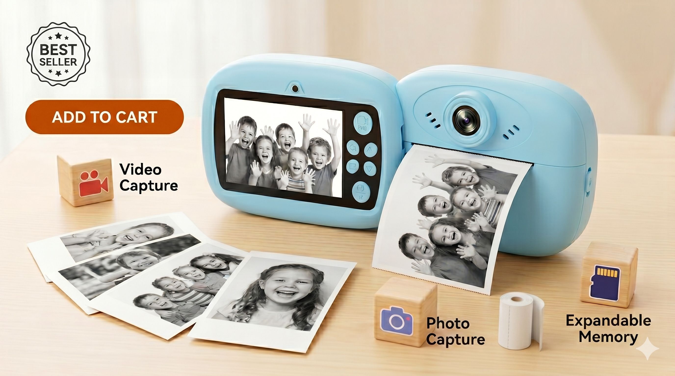 Toys Adventure Kids Digital Camera Mini Camera Instant Camera-picture-24