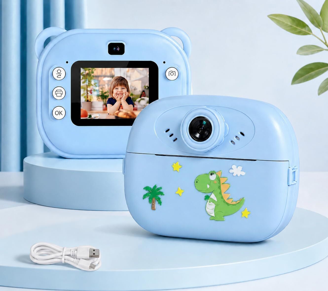 ZECOMMERCE Dino Adventure Series Dino Kids Digital Camera Instant Camera-image-47