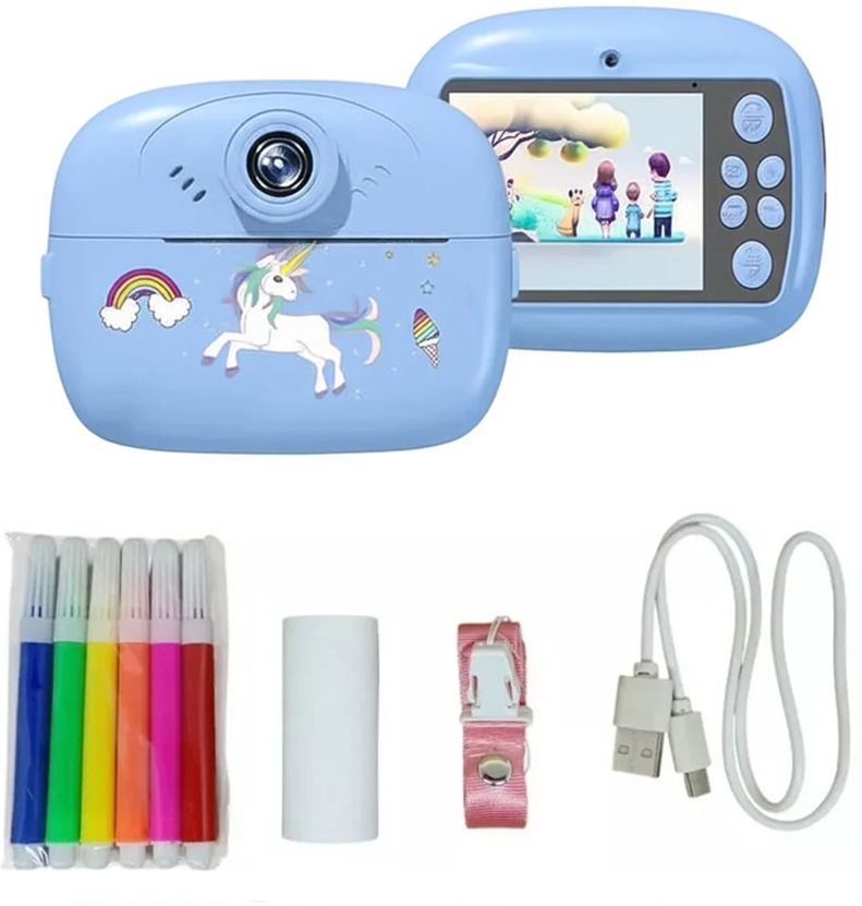 PTCMart Instant Print Fun Camera DIY Instant Print Digital Camera Creative Photography Toy for Kids Instant Camera-image-6