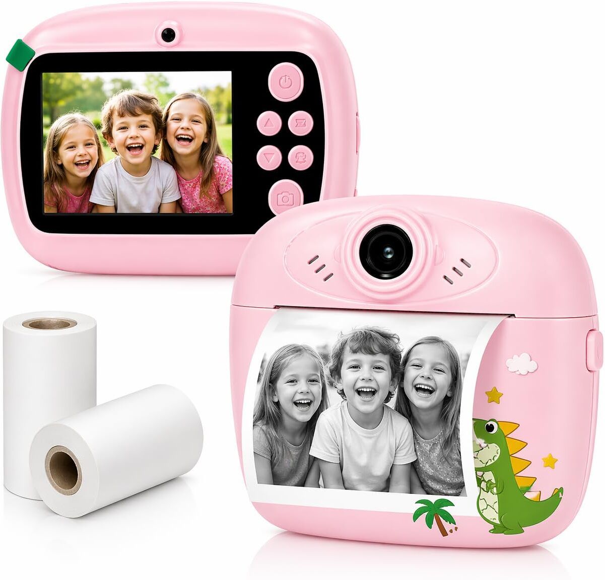 VK MART Instant Print Fun Camera Print DIY Fun Creative Photography Digital Instant Camera Learning Toy for Kids Instant Camera-image-8