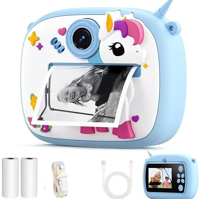 kayjoy Digital Kids Instant Print Digital Camera with Unicorn Design | Fun Camera for Kids Instant Camera-image-4