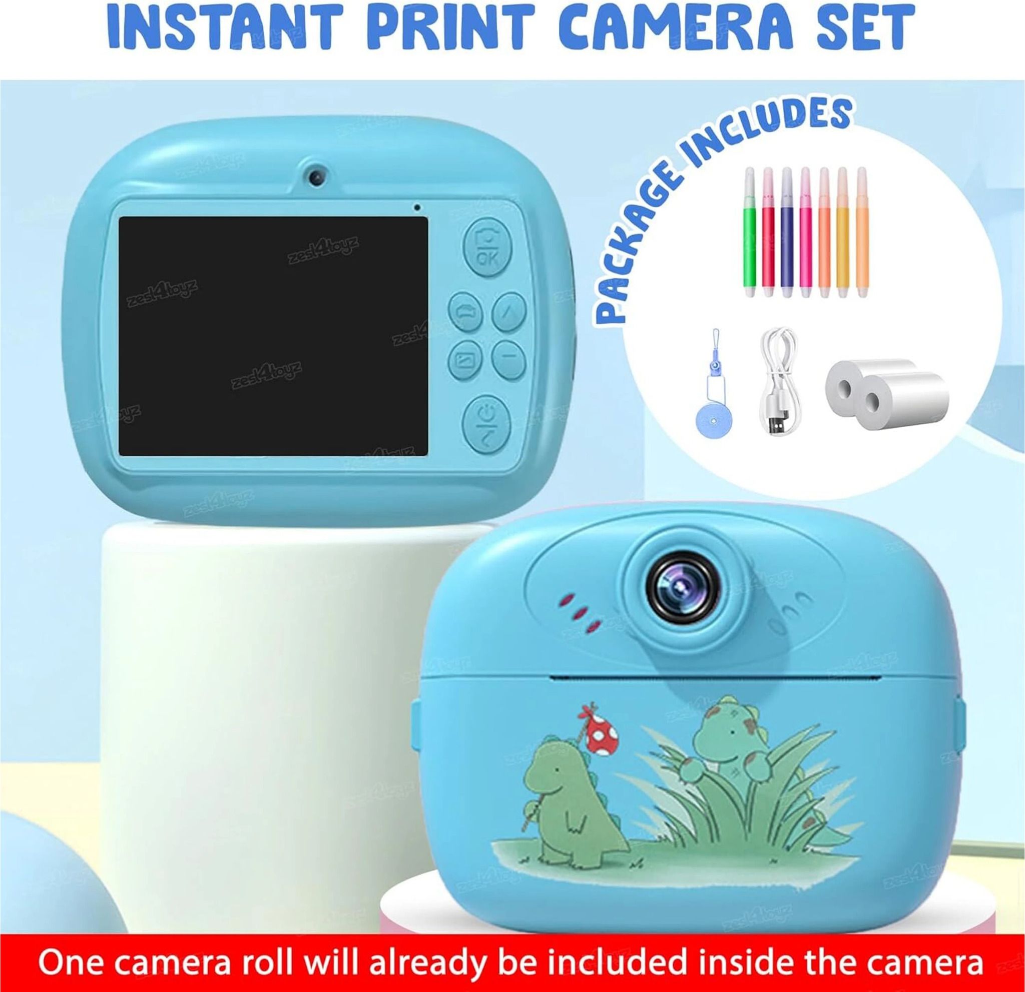 HLtratech DIY instant photo printer cemera HL80 Snap Print Pro HD Digital Photo Camera with Instant Thermal Printing D80 Instant Camera-image-37
