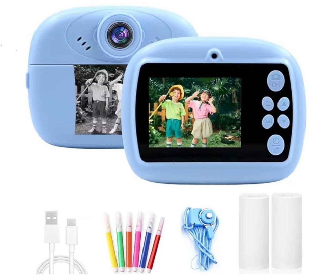 Zokio DIY instant photo printer cemera Instant Photo Printer Camera for Kids, Boys & Girls BLUE colour - Instant Camera-image-7