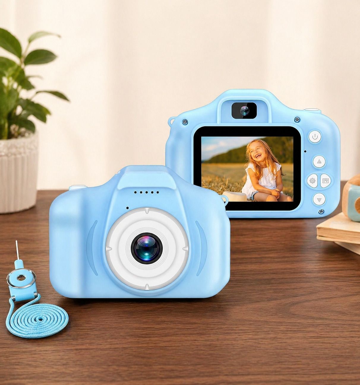 zecommerc minisnap series kids digital camera with display, rechargeable toy camera for boys & girls instant camera