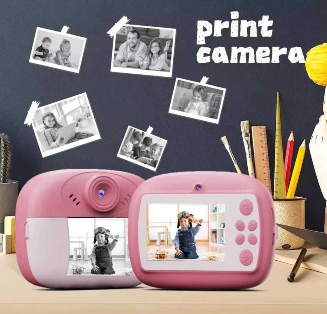 HAPPY CHAPPIE DIY instant photo printer cemera Instant Photo Printer Dual Selfie + Camera for Kids, Boys & Girls Instant Camera