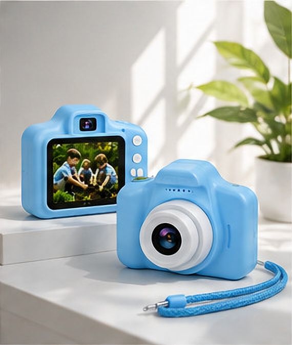 Singhttraders Camera Toy Kids Dual Lens Digital Camera | HD Display | Rechargeable Camera for Children Instant Camera-image-15