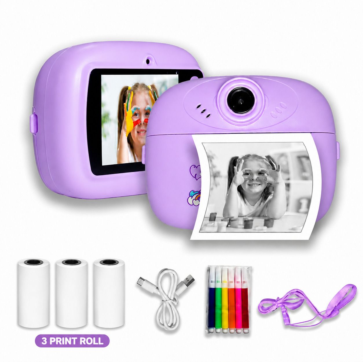 ZECOMMERCE 3ROLL DG CM Instant Camera-picture-30