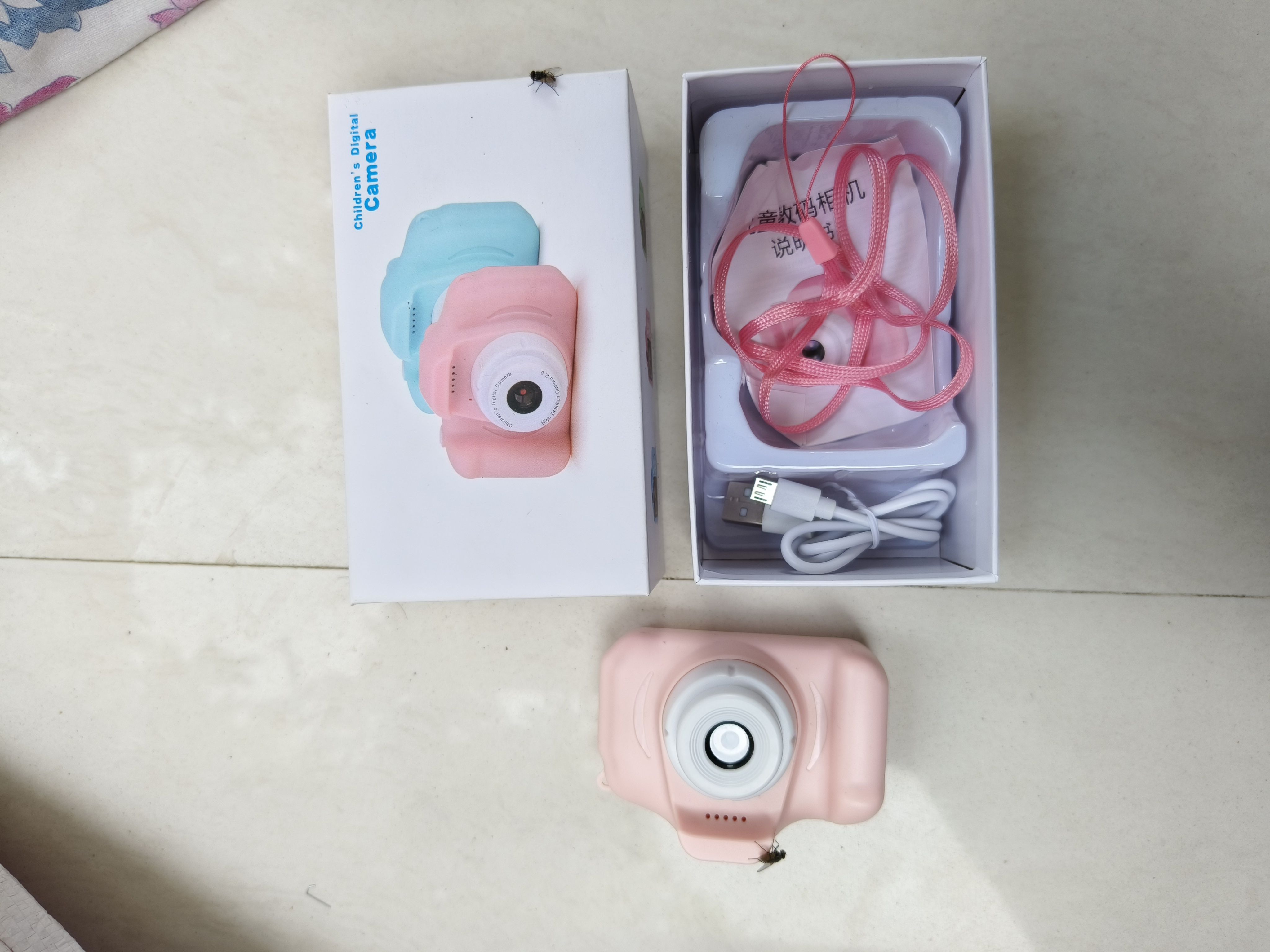 asha enterprises 1 Kids Digital Camera Toy, Pink, Rechargeable ,SD, with Neck Strap Instant Camera-image-10