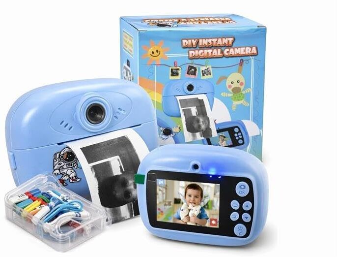 Xydrozen Insta-04 Instant Print Camera for Kids Instant Camera