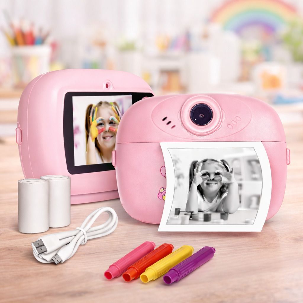 LIVORA Kids Instant Photo Print Camera with Dual HD Lens & Video Recording Digital Camera Toy for Kids with Instant Photo Printing Instant Camera-picture-11