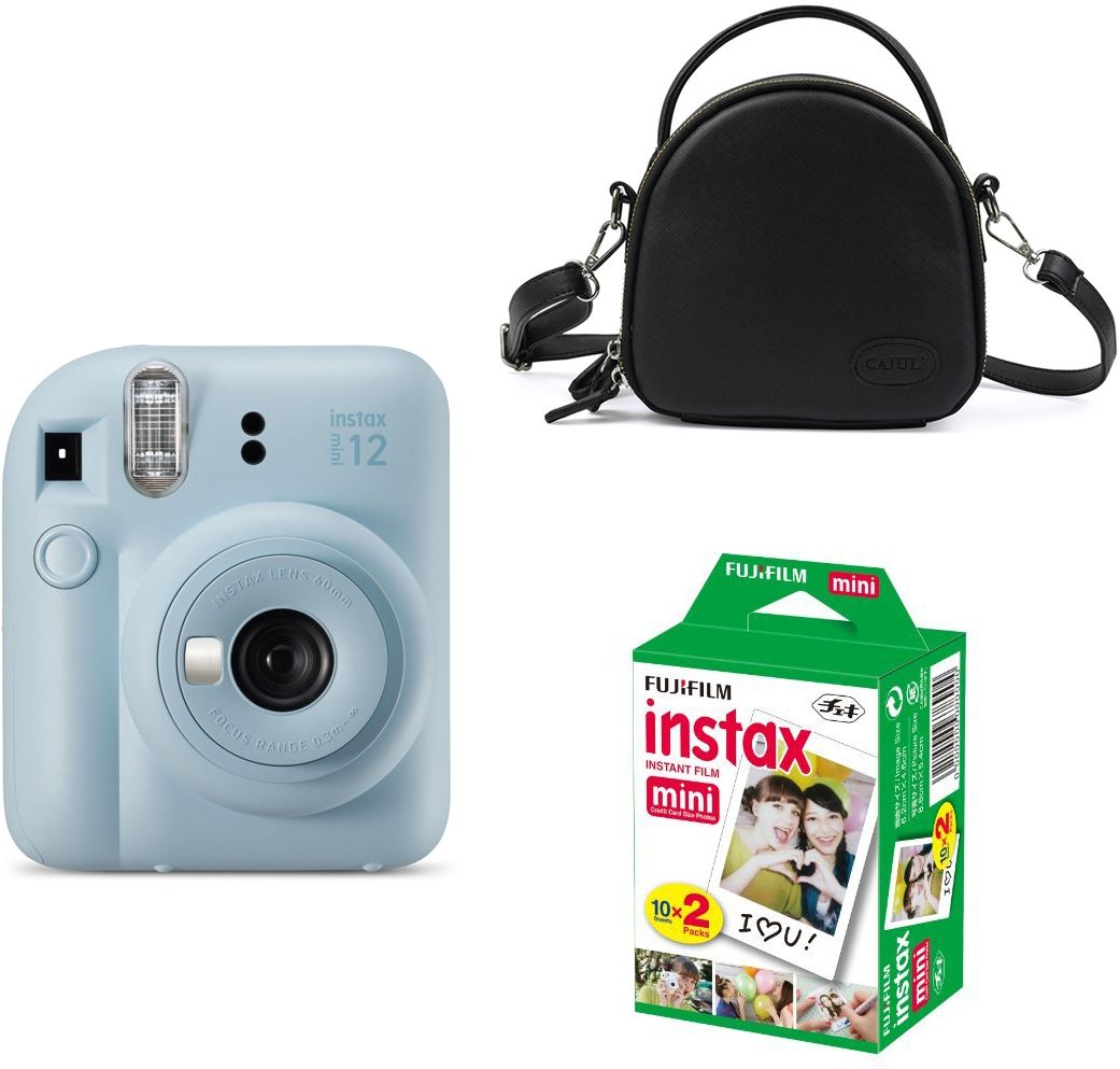 FUJIFILM Instax mini 12 Instant Film Camera with Black shell bag and 20 Shots film Instant Camera-image-23