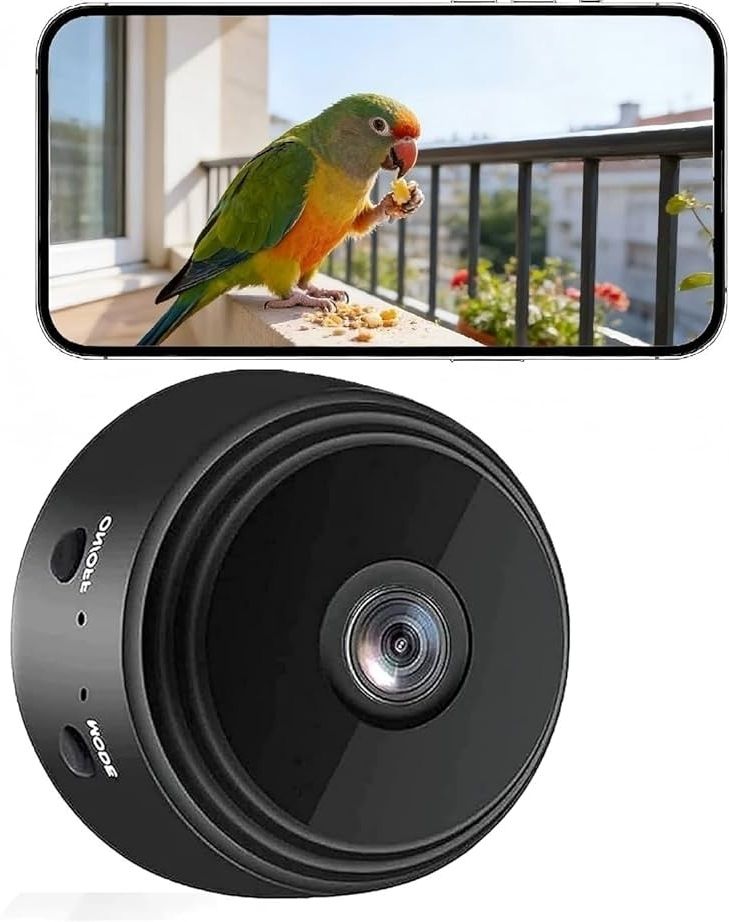 HomeEye S2 Mini Megnet Camera Wireless WiFi Spy Camera Hidden for Home High HD Focus Instant Camera-image-29