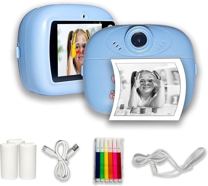 LIVORA Kids Instant Photo Print Camera with Dual HD Lens & Video Recording Digital Camera Toy for Kids with Instant Photo Printing Instant Camera-image-20