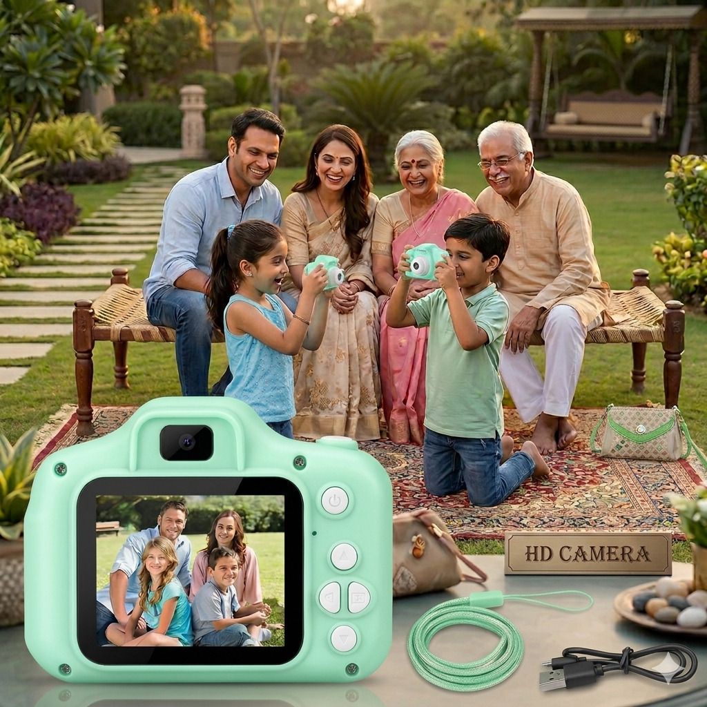 LIVORA Kids Camera 13MP 1080P HD digital camera with games and Video Recording Instant Camera for Girls & Boys 8-12 Years Birthday Gift for Kids Rechargeable Instant Camera-image-16
