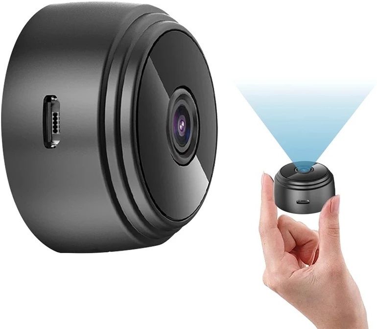 osqd A9 Full HD Home Security WiFi Spy Camera 360° Security Camera for Home Instant Camera-image-1