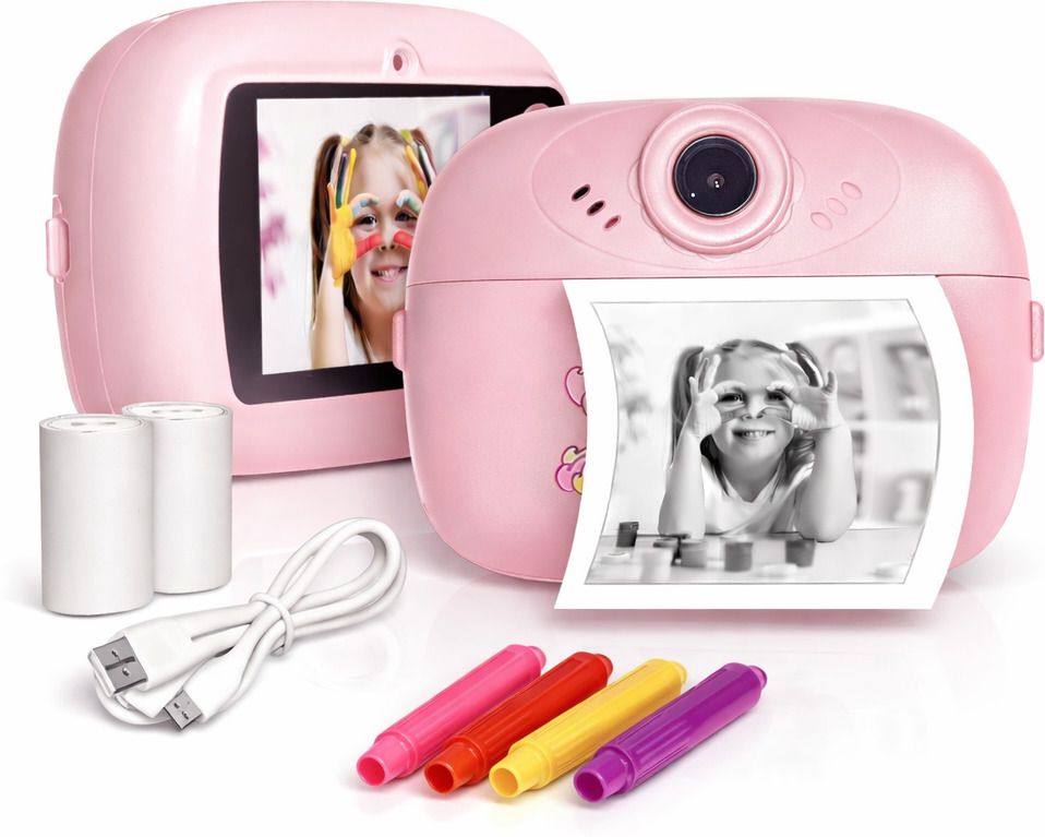 LIVORA Kids Instant Print Camera Instant Photo Print Camera for Kids with Dual HD lens & Video Recording Instant Camera-image-31
