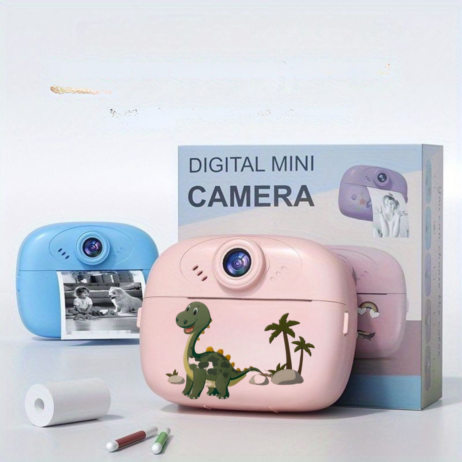 BAIRNINO Rechargeable Instant Print Camera for Kids | Dual Camera with Selfie, 2.4 Inch Screen, Video Recorder, Music & Games – B&W Thermal Printing Toy Camera Instant Camera-picture-30