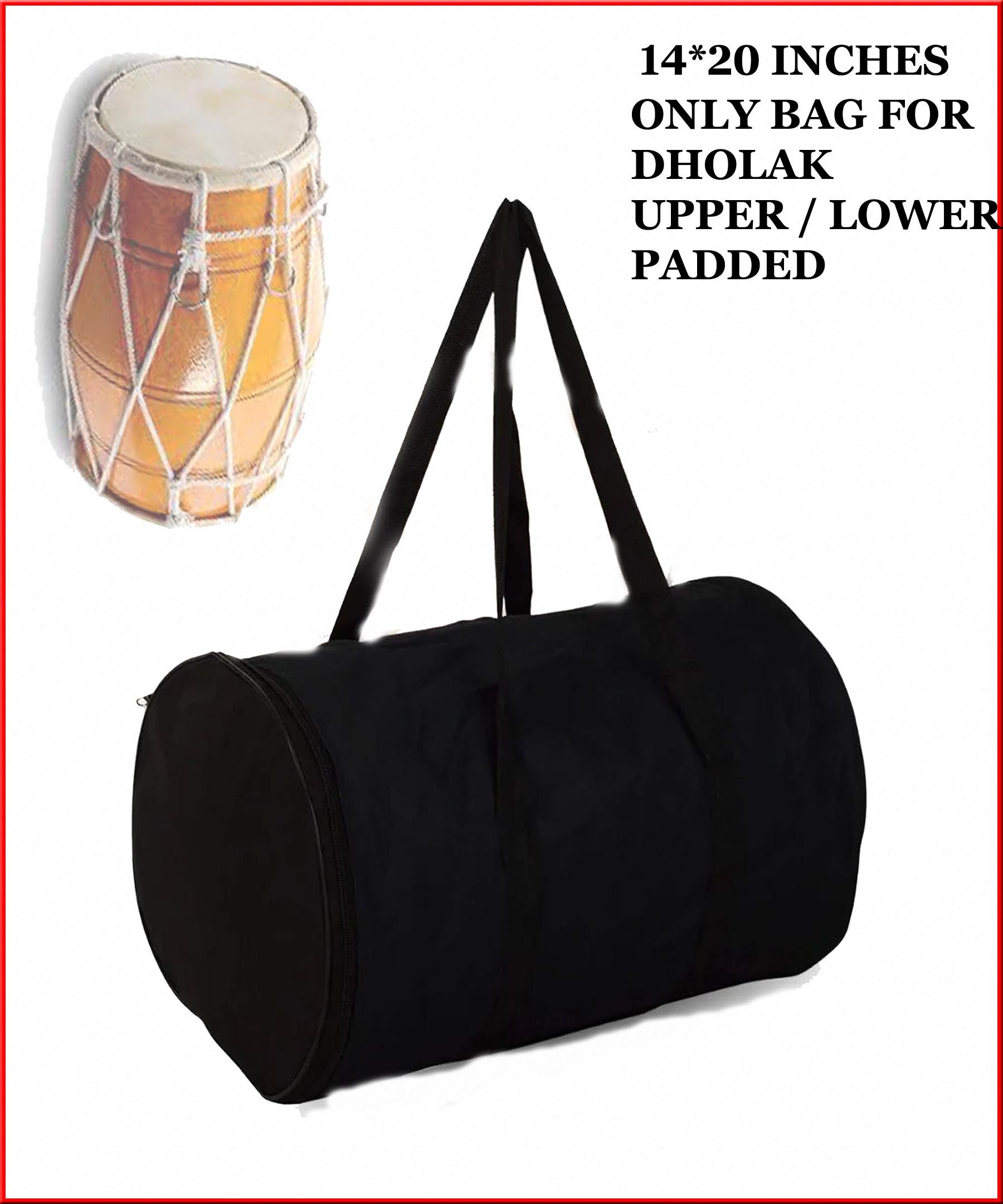 DHOLAK COVER WITH TOP BOTTOM PADDED A54 Drum Bag-image-34