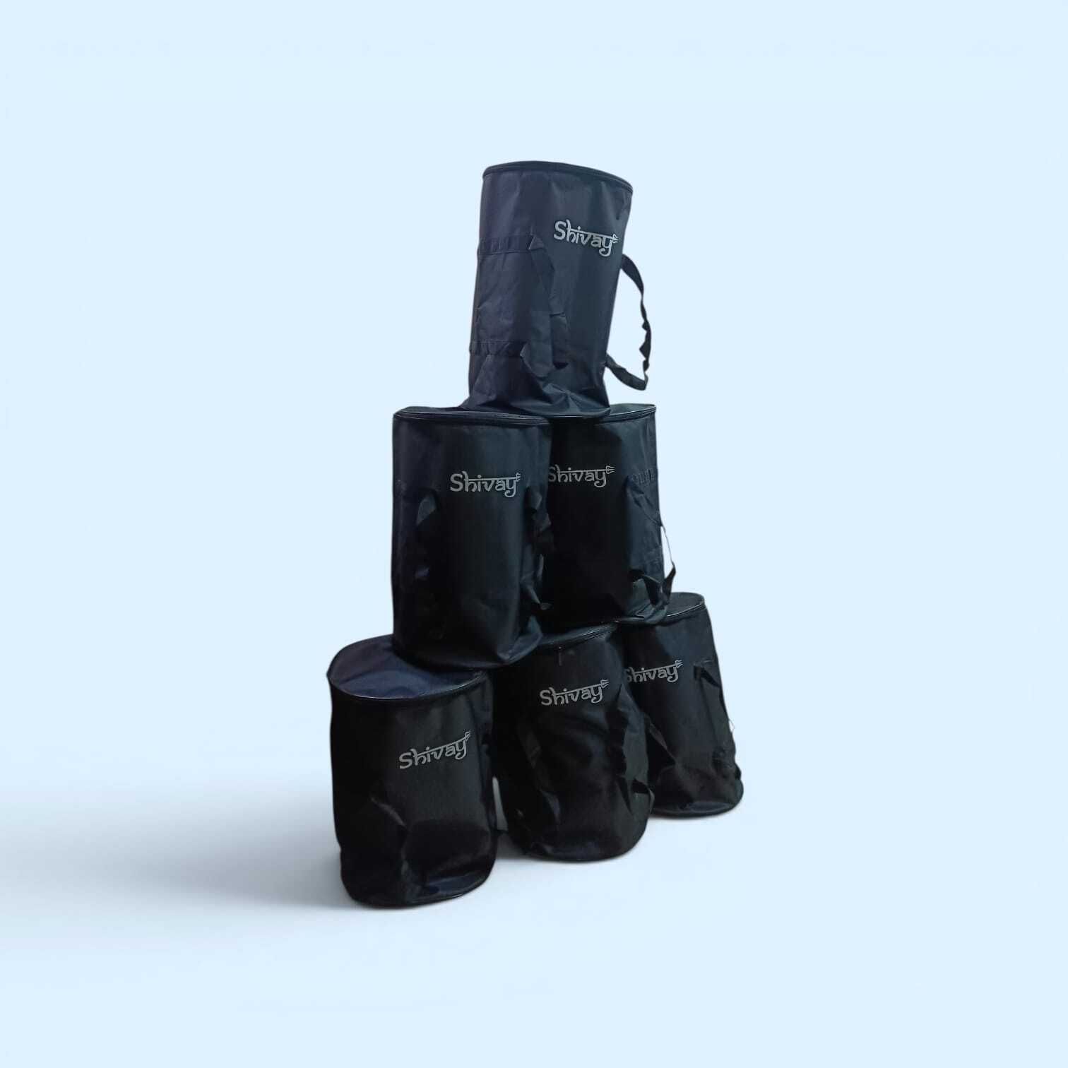 shivay WATERPROOF DHOLAK COVER BAG FOR SAFE TRANSPORT AND EASY TO CARRY DHOLAK DRUM Drum Bag-picture-29