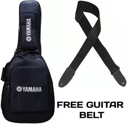 apaksh Black Yamaha Acoustic Guitar Bag Heavy Material With Guitar Belt Guitar Bag Guitar Bag-picture-19