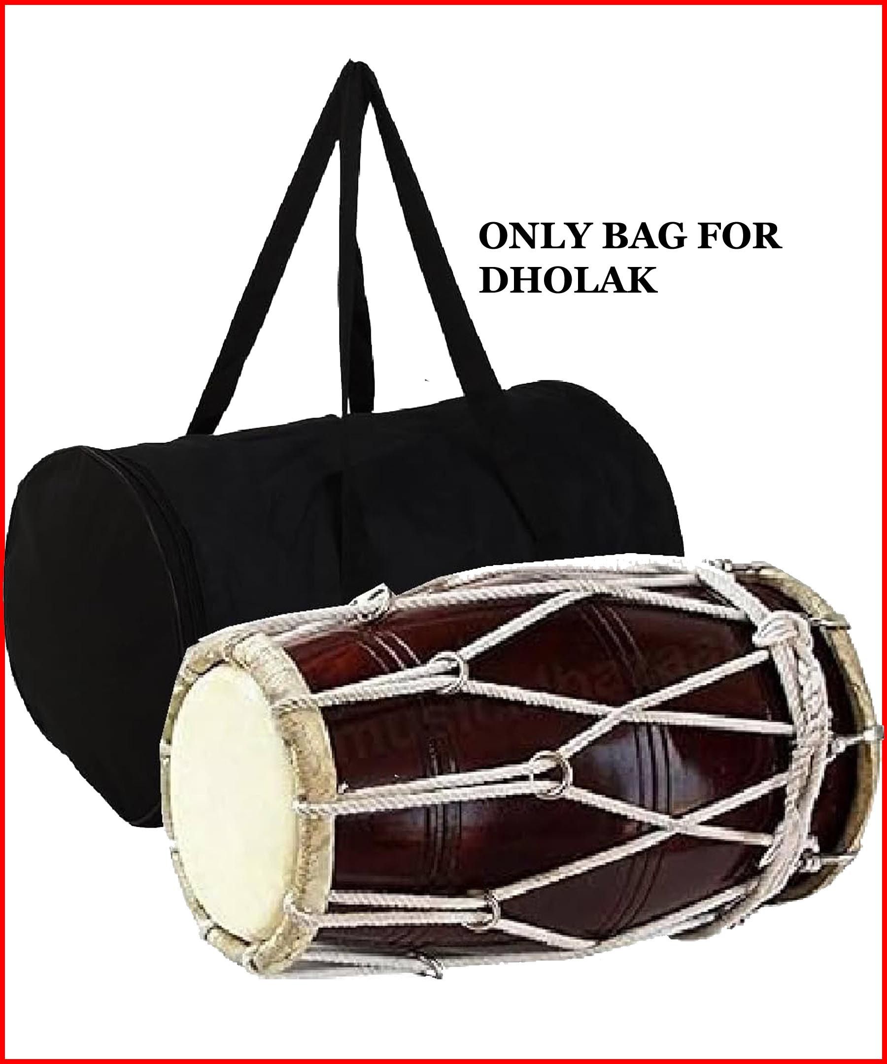 DHOLAK COVER WITH TOP BOTTOM PADDED A68 Drum Bag-image-26
