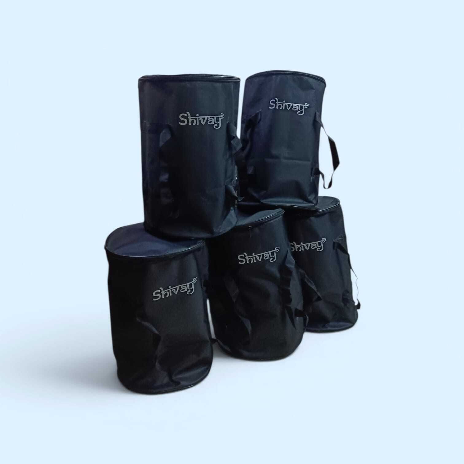 shivay WATERPROOF DHOLAK COVER BAG FOR SAFE TRANSPORT AND EASY TO CARRY Drum Bag-picture-19