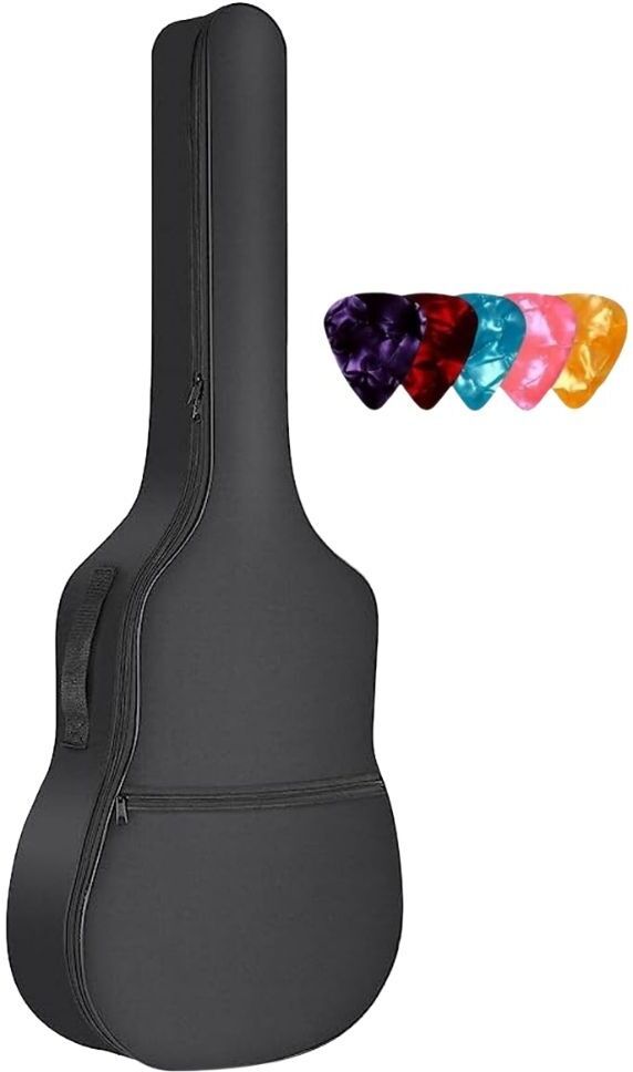42 Inch Acoustic Guitar Gig Cover Bag with 5 picks Electric Guitar Bag-image-8