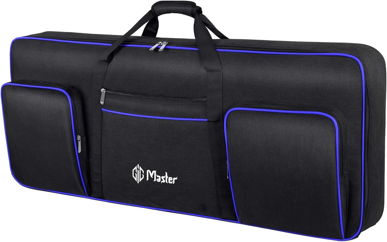 Cover for PSR-SX600, SX700, SX900 61-Keys Arranger Dual Pocket(Blue) Keyboard Bag-image-26