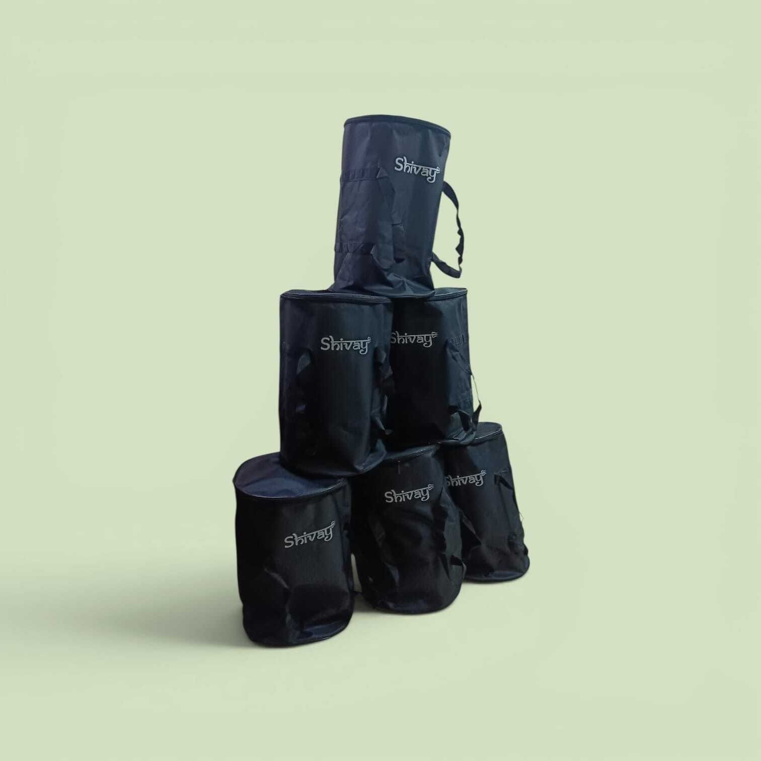 shivay WATERPROOF DHOLAK COVER BAG FOR SAFE TRANSPORT AND EASY TO CARRY DHOLAK DRUM BAG Drum Bag-picture-15
