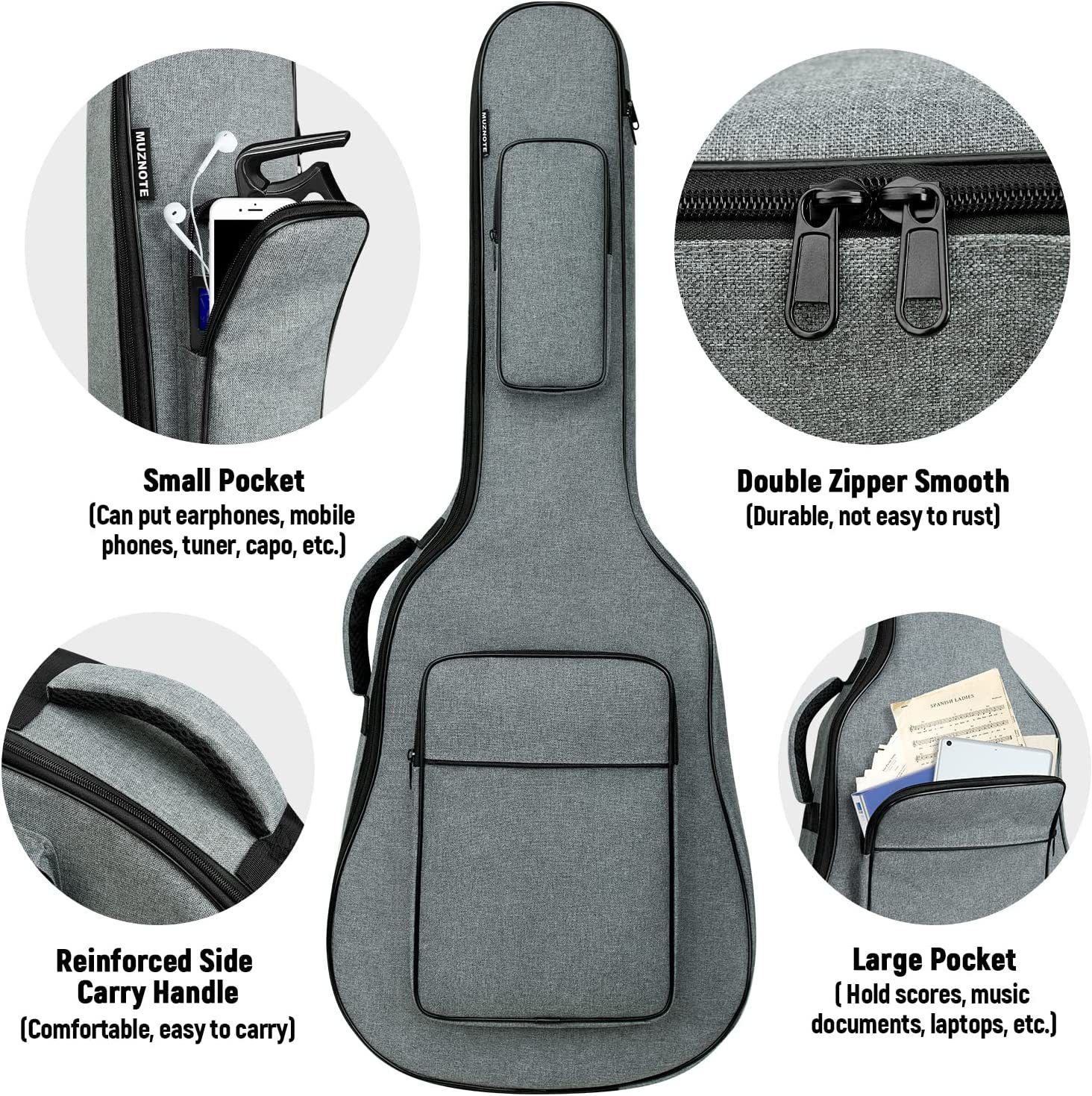 unique Guitar Bag for 39 40 41Inch Acoustic Guitar Gig Bag Guitar Bag-picture-12