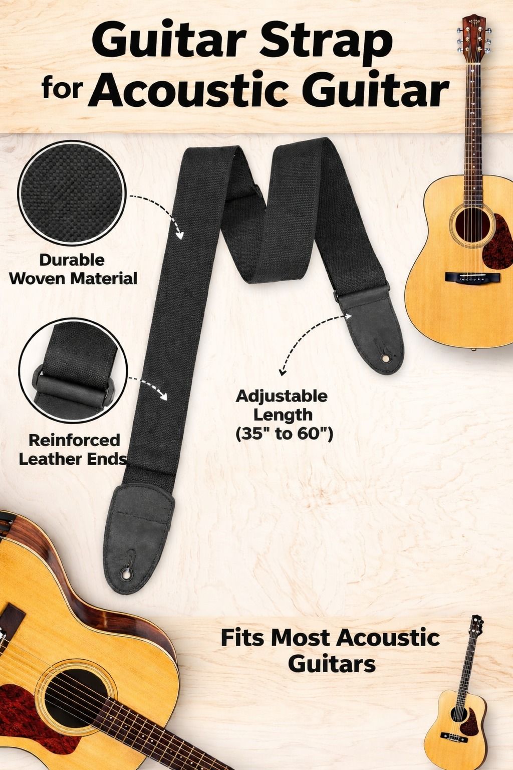 Nylon, Leather Strap